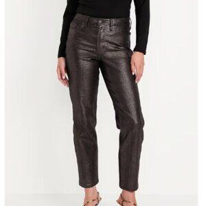 New Without Tags High-Waisted Shine Pants
